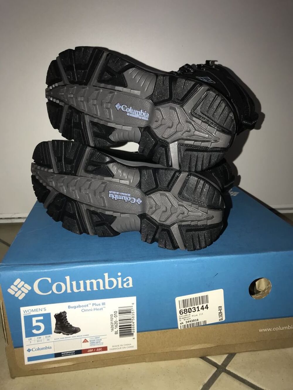 Columbia Bugaboot Plus lii Omni Heat
Chaussures