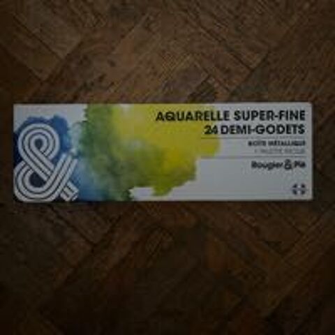 boîte aquarelle super fine 24 demi-godet 45 Paris 20 (75)