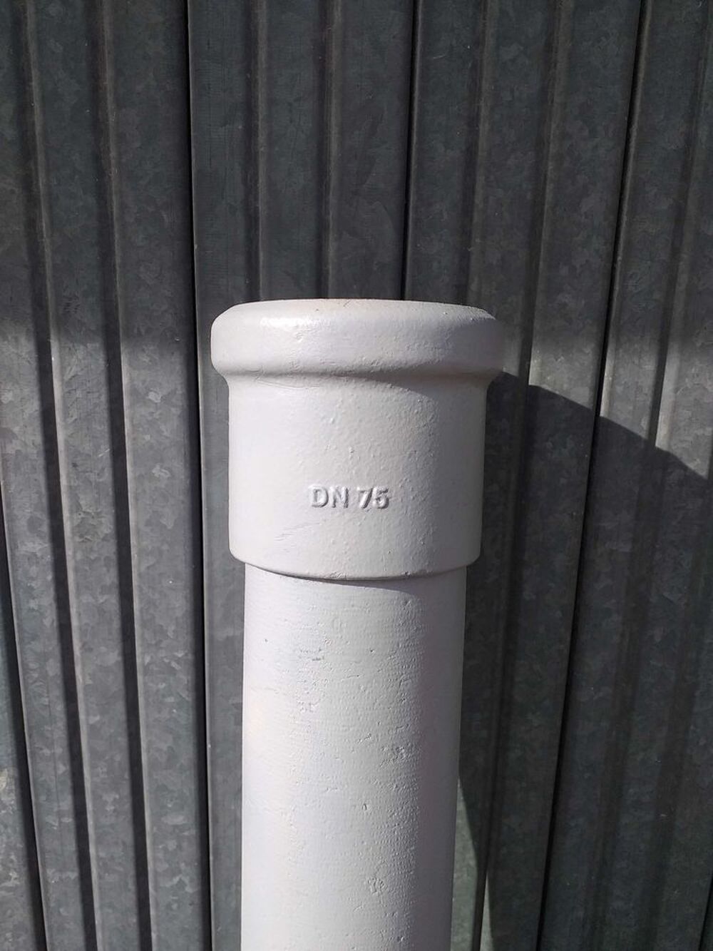 dauphin droit fonte DN75 gris 158cm avec joint Bricolage
