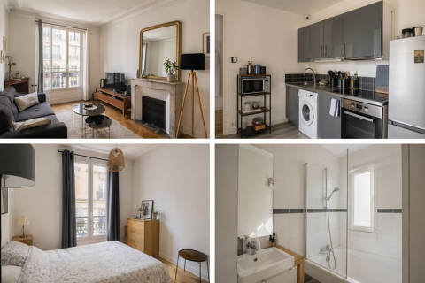   Paris 15e ? 2 pi�ces meubl� calme et lumineux Appartement - 2 pi�ce(s) - 42 m�