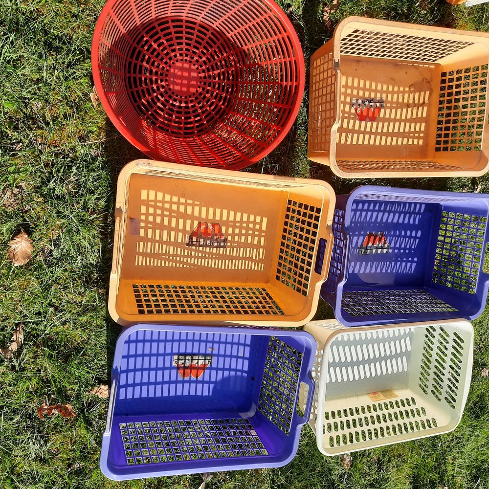 Lot de 6 bavettes plastiques Décoration