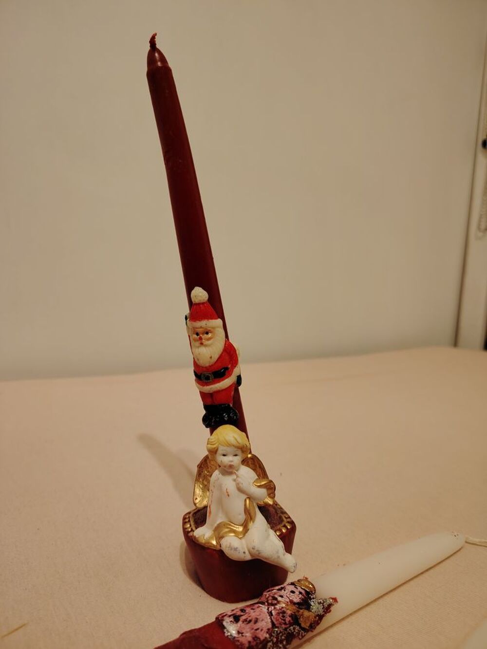 LOT DE BOUGIES POUR NO&Euml;L Décoration