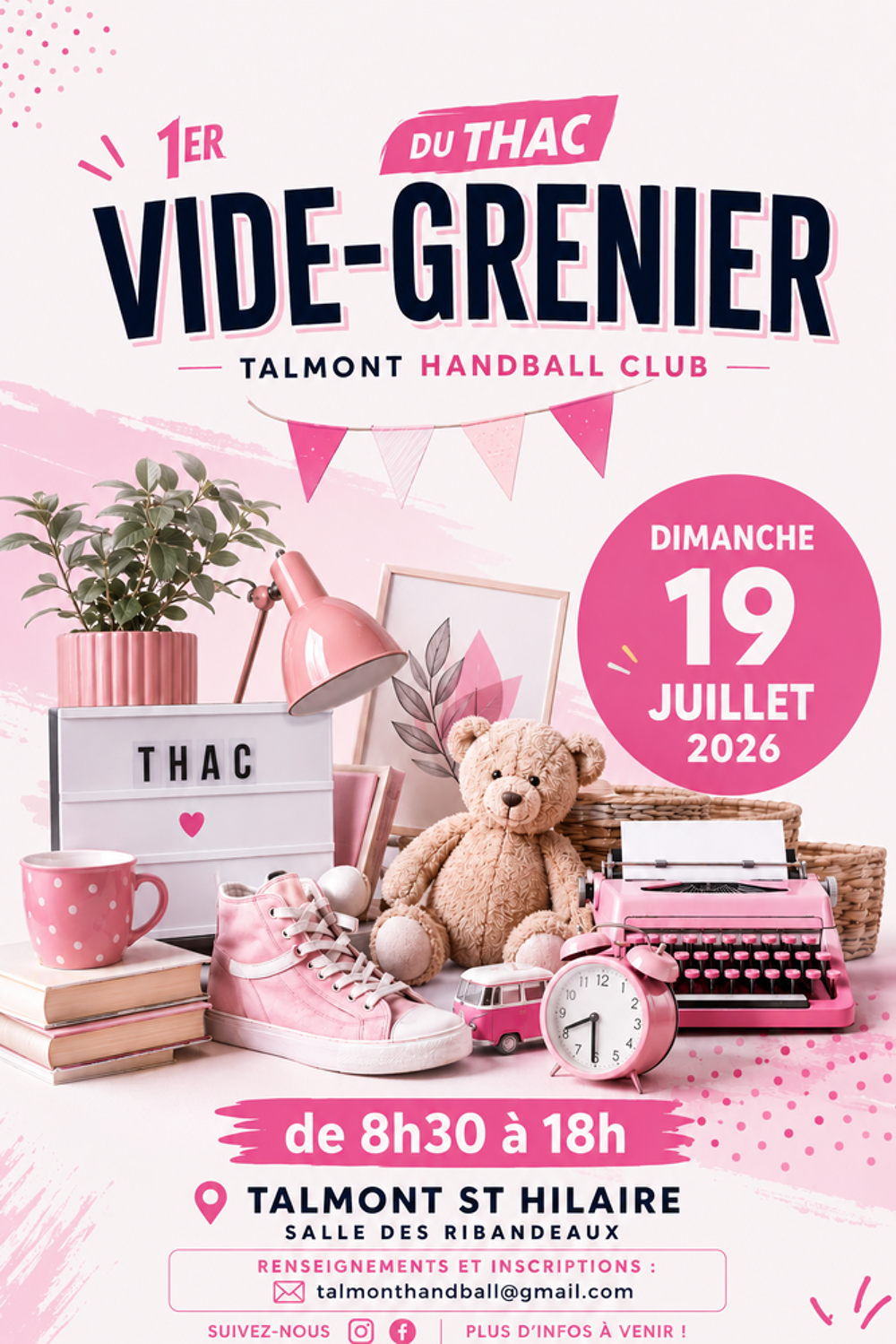 1er Vide Grenier du Talmont Handball Club Vide grenier, marché aux puces, braderie