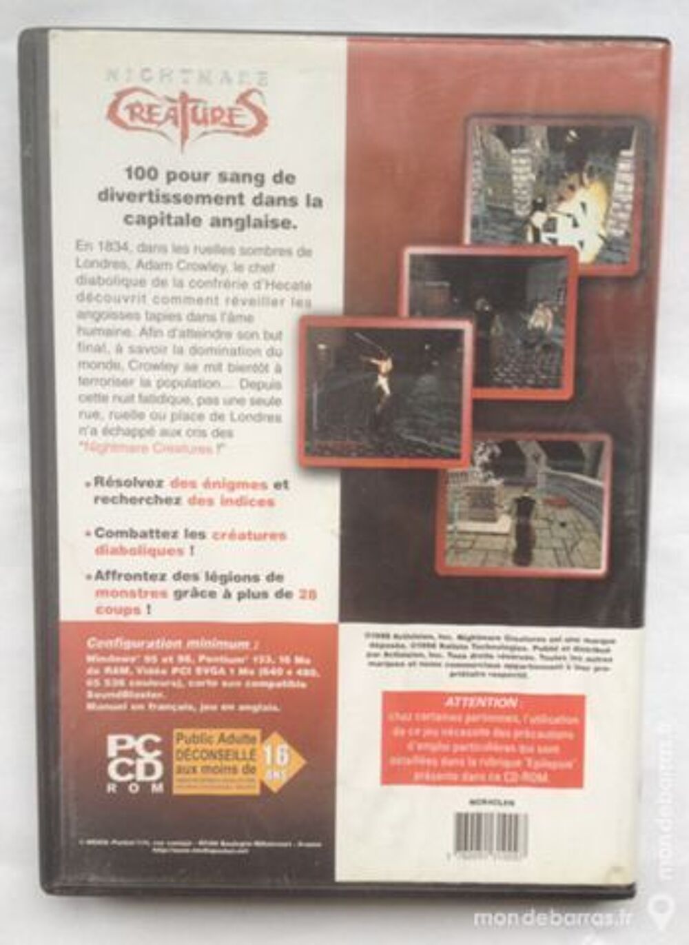 Activision Nightmare Creatures CD et vinyles