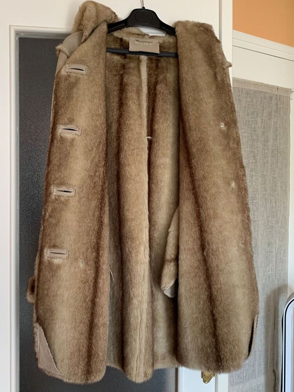 manteau imitation daim et int&eacute;rieur imitation fourrure Vêtements