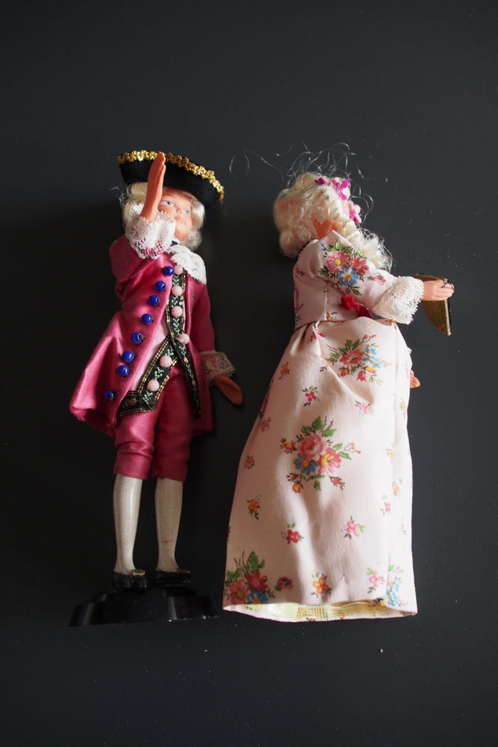 COUPLE DE POUPEES 18e SI&Eacute;CLE 