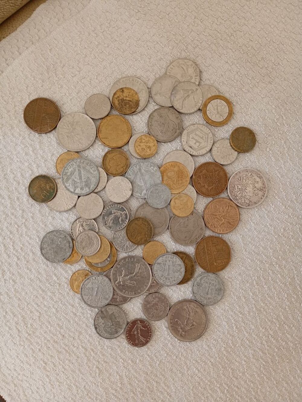 Anciennes pi&egrave;ces de monnaie 
