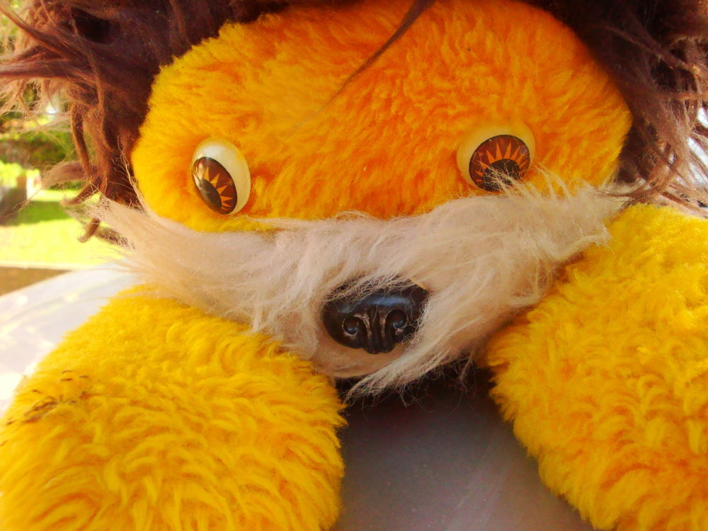  Peluche made in france lion ann&eacute;e 1970 Jeux / jouets