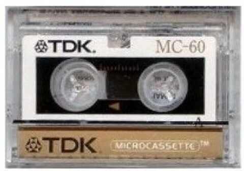 Pack de 2 Microcassettes pour enregistreur ou répondeur Nemours (77)