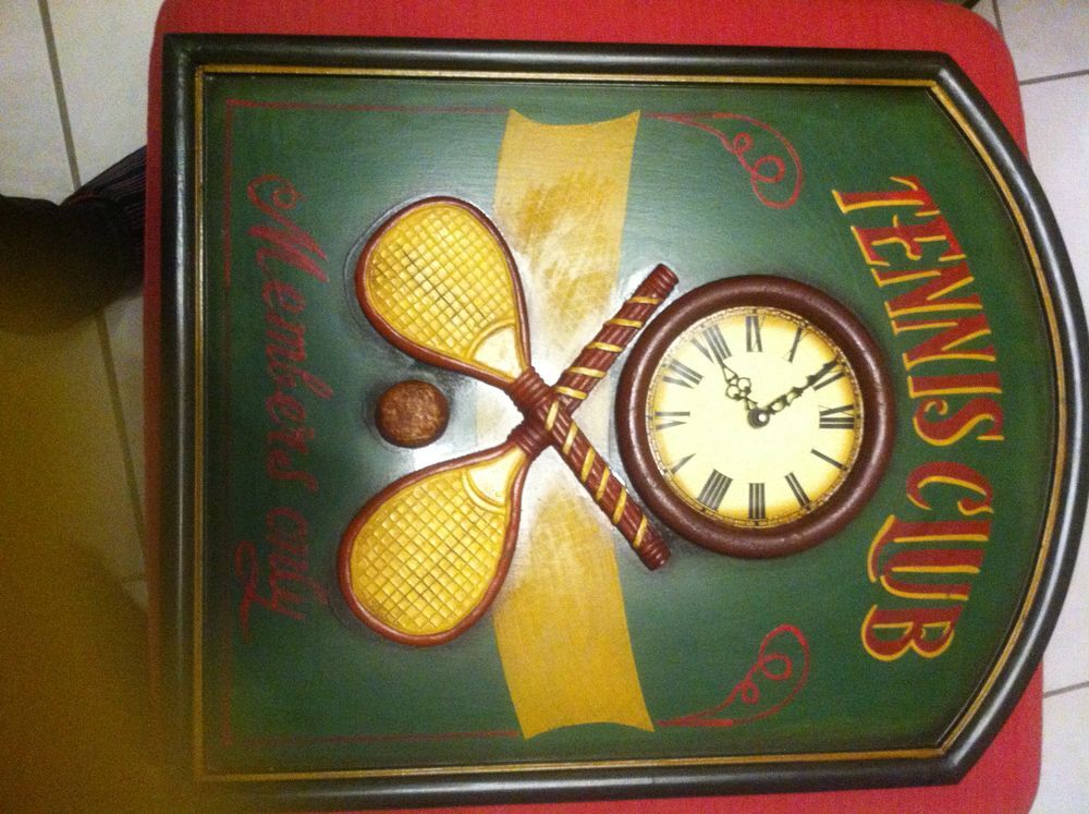 Pendule Tennis Décoration