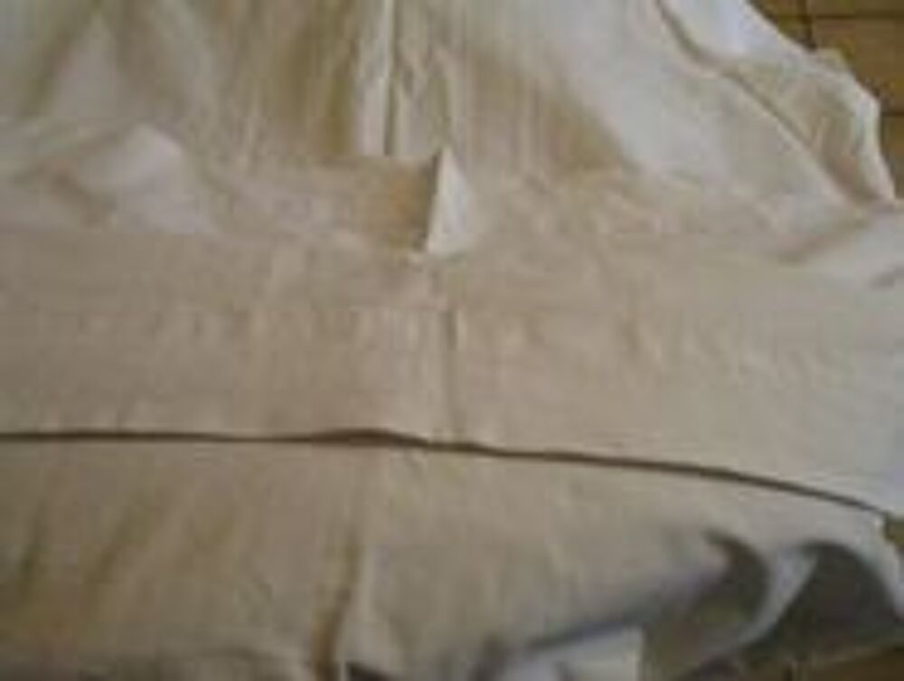 Drap blanc en coton blanc 2 m 60 x 2 m 20 environ Décoration