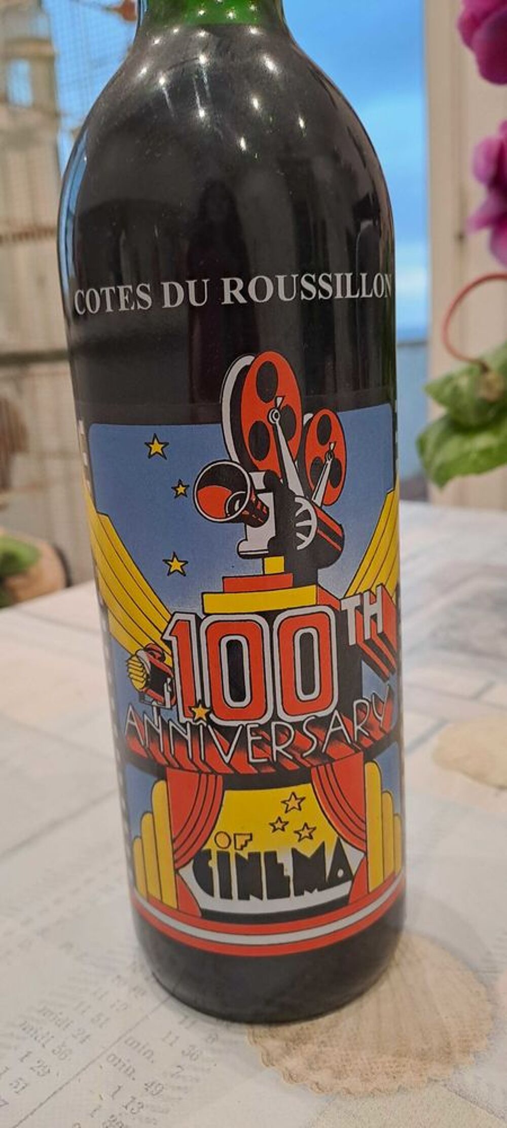 bouteille 100eme cin&eacute;ma 