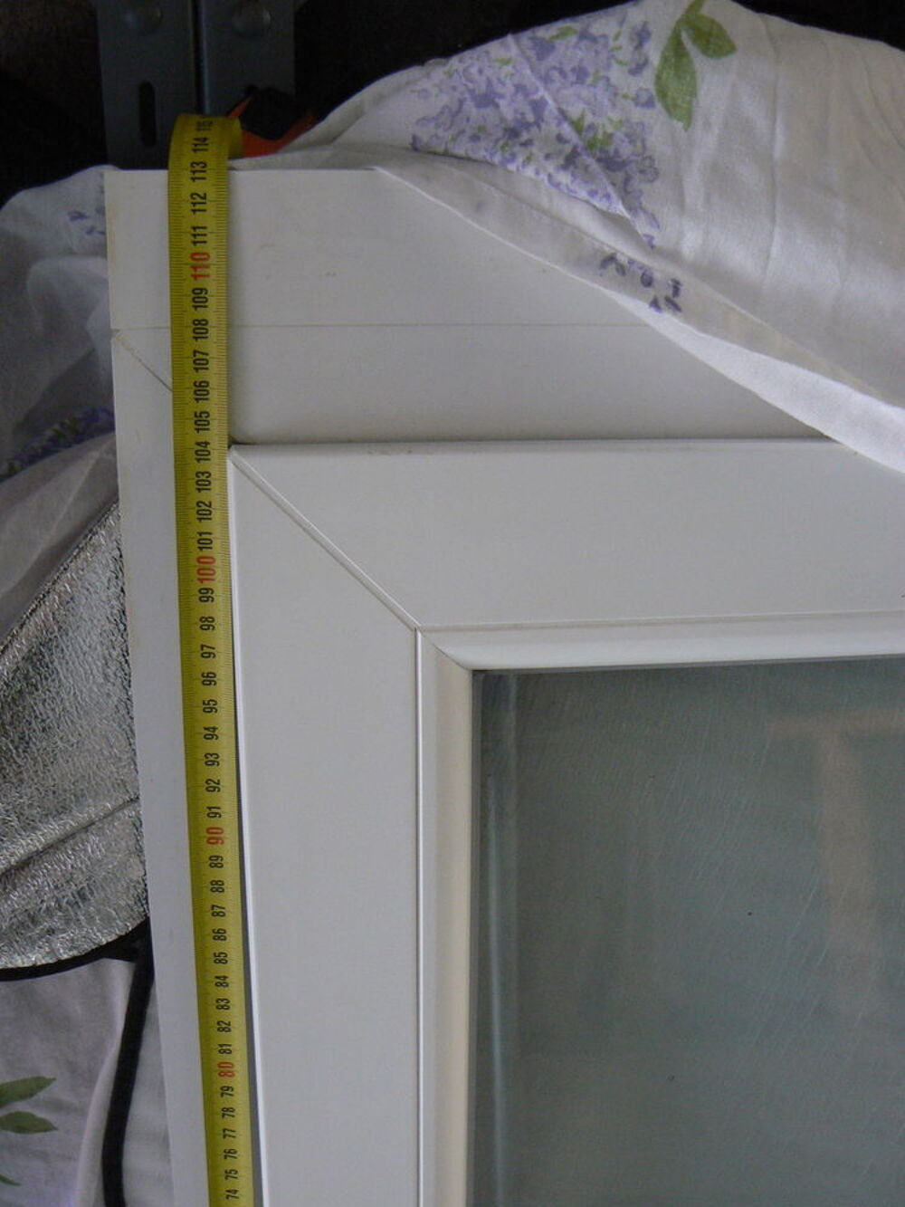 Fen&ecirc;tre double vitrage en PVC gris argent 7001 Bricolage