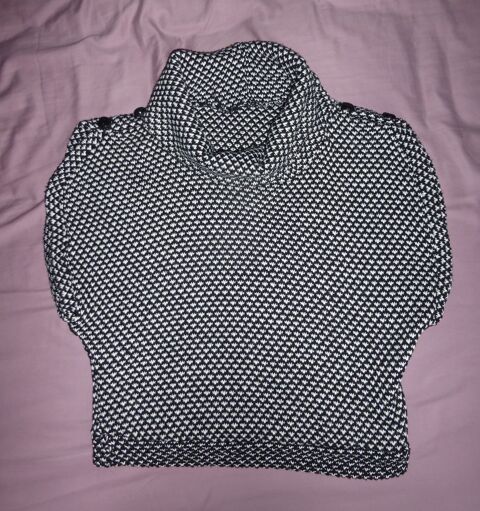 PULL MOUCHETE NOIR/BLANC - taille 40 3 Doussard (74)