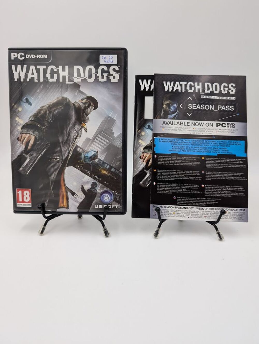 Jeu PC Watch Dogs en boite, complet (Cl&eacute; CD inclut) Consoles et jeux vidéos