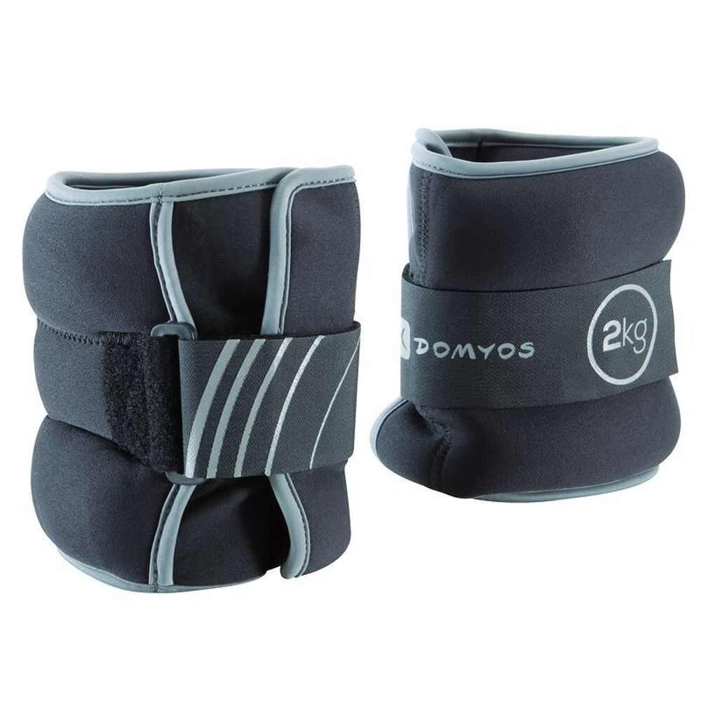 Poids de poignets et chevilles 2X 2Kg DOMYOS (d&eacute;cathlon) Sports