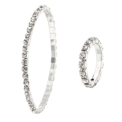 Parure composée  d'un collier et d'un bracelet en métal 12 Le Bouscat (33)