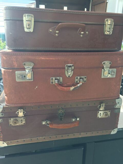 VALISES VINTAGE Unit� ou LOT  MARRON 0 Saint-Genis-Laval (69)