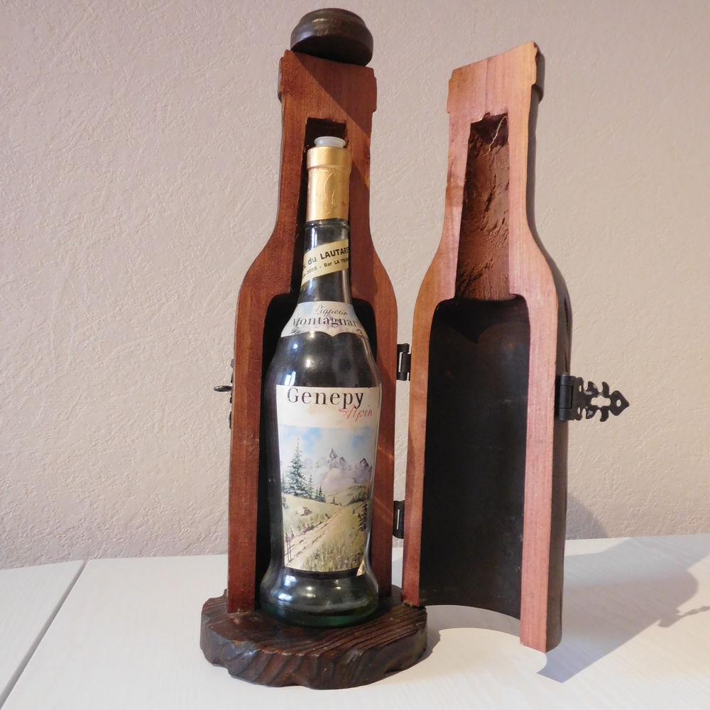 RANGE BOUTEILLE EN BOIS Décoration