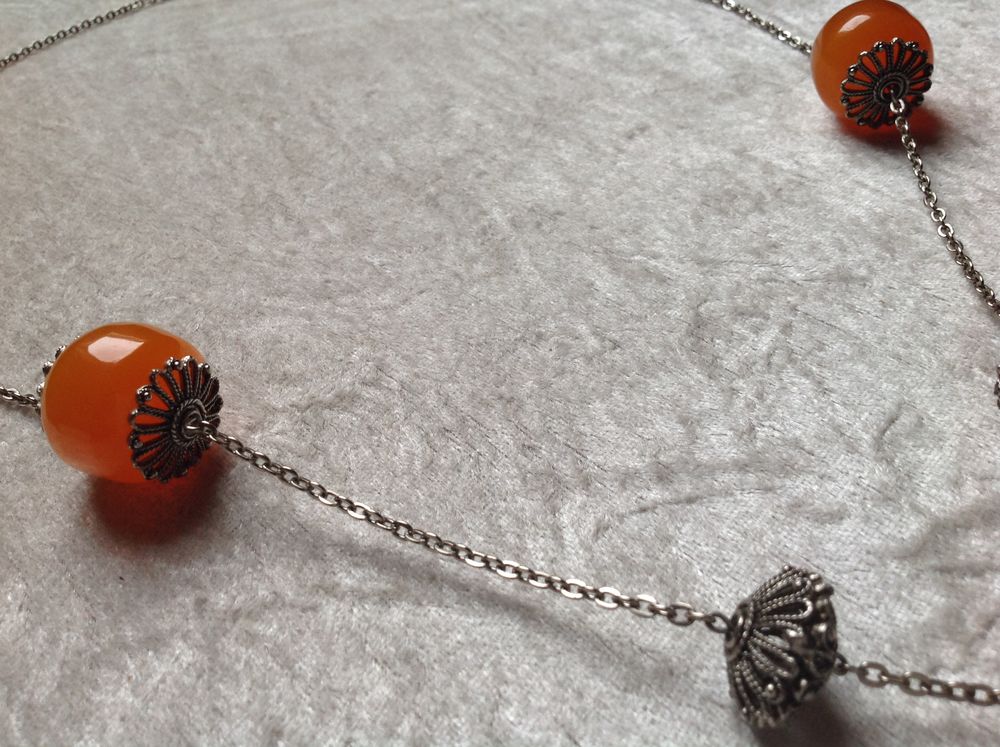 COLLIER SAUTOIR ETHNIQUE BAK&Eacute;LITE H56cm Bijoux et montres