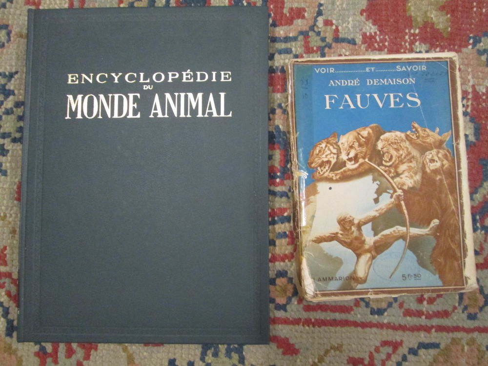Livres anciens faune, animaux Livres et BD