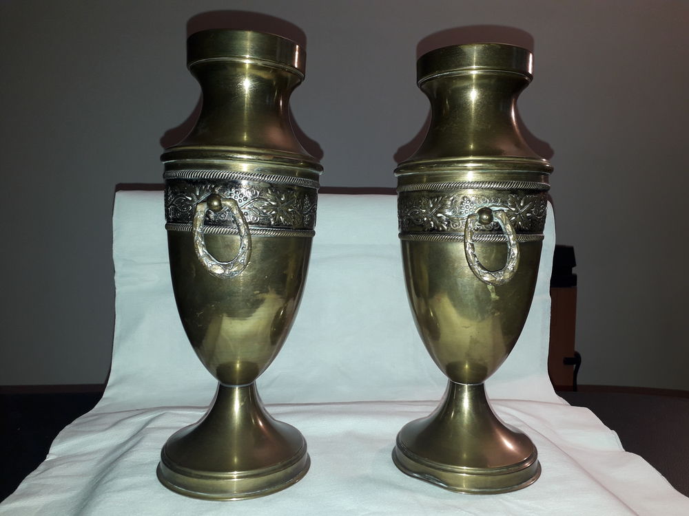 2 Vases en cuivre D�coration