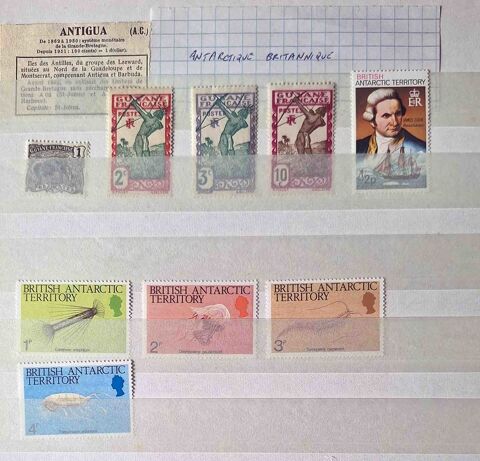 S�rie de timbres de collection d'Antigua bis 15 Gap (05)