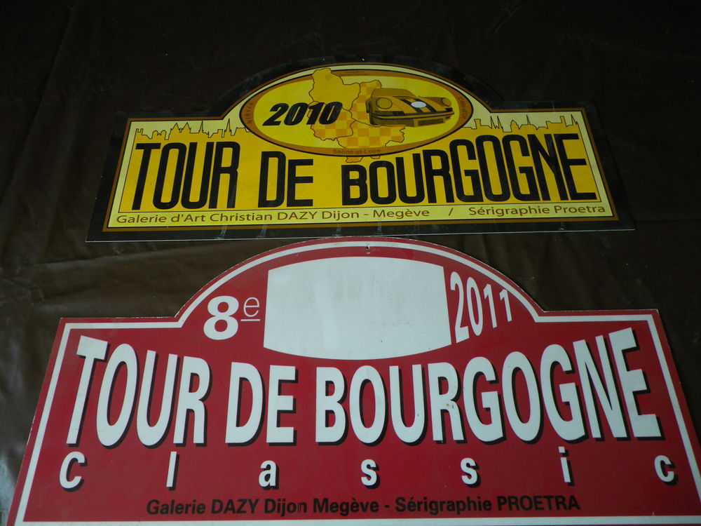 plaques rallye 