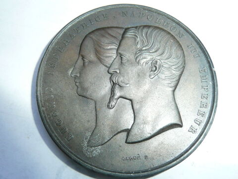 M�daille Exposition Universelle PARIS 1855 55 Bordeaux (33)