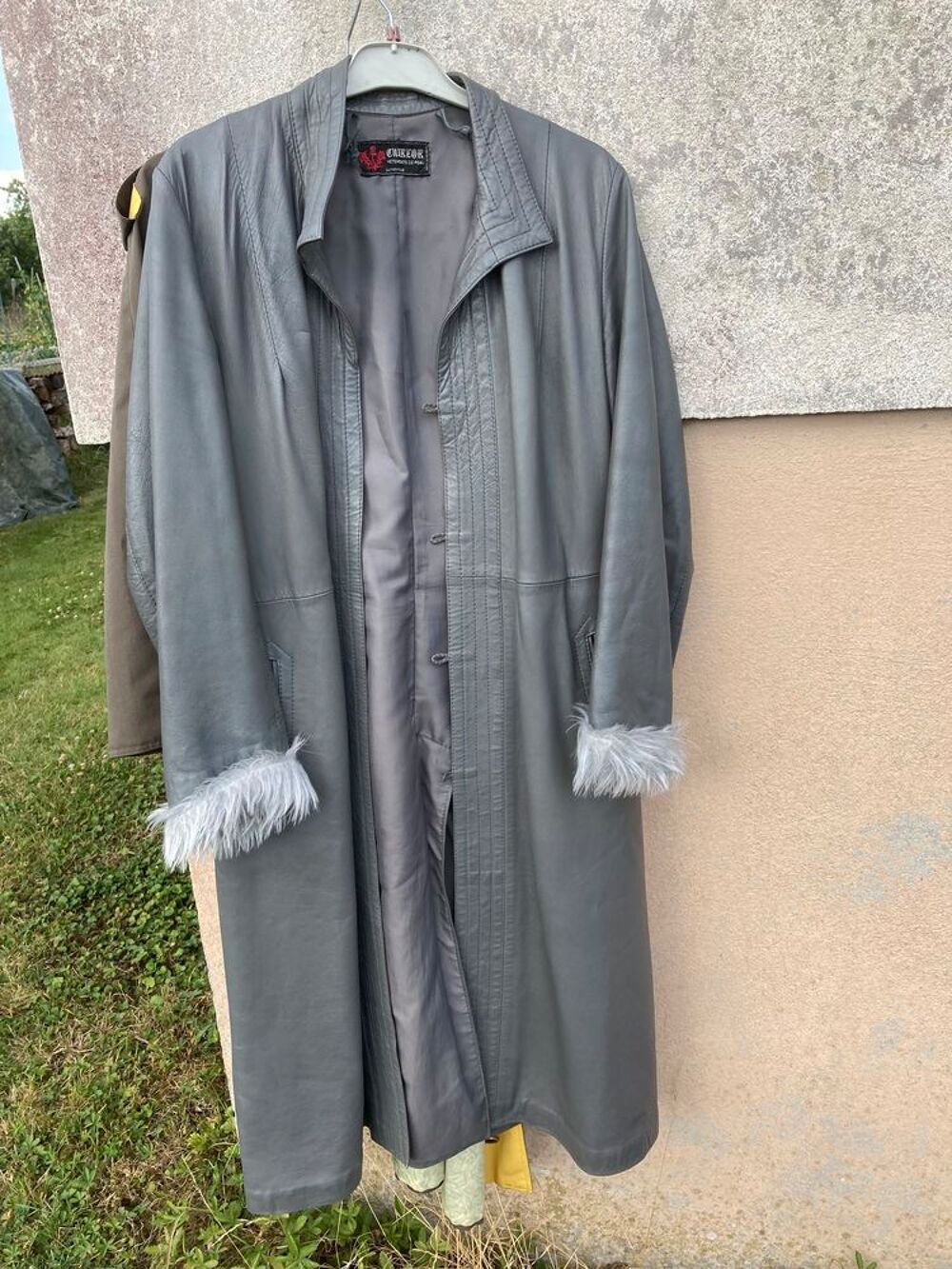 Manteau cuir Vêtements