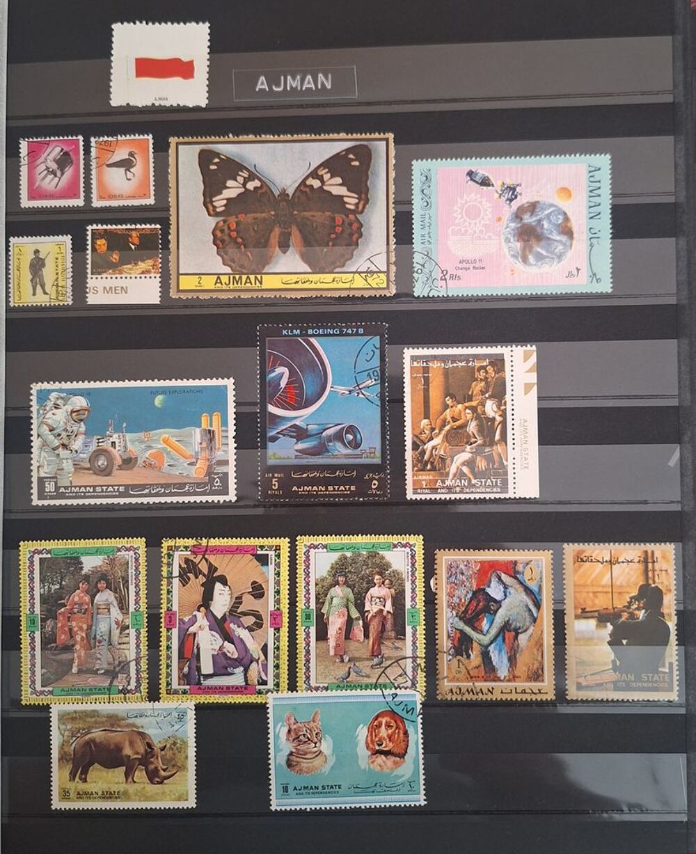 Lot de 200 timbres du monde entier 