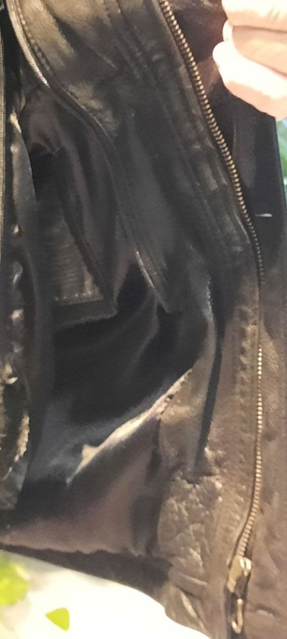 SUPERBE VESTE DOUBLEE EN CUIR , TAILLE 52 Vêtements