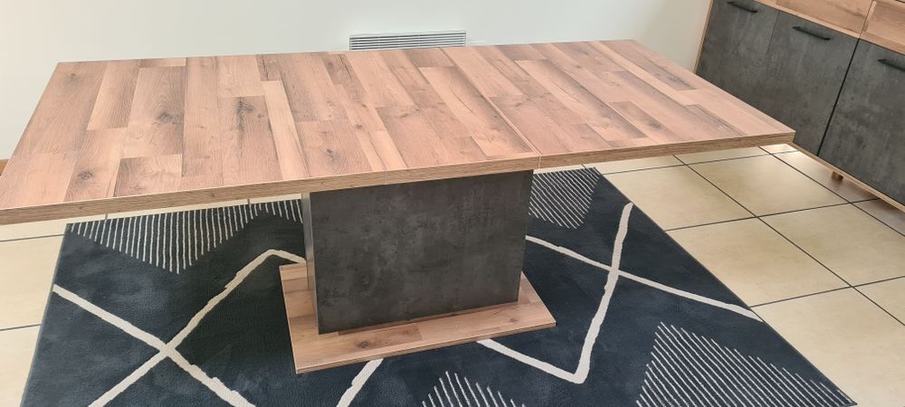 Table &agrave; manger avec 1 rallonge Meubles