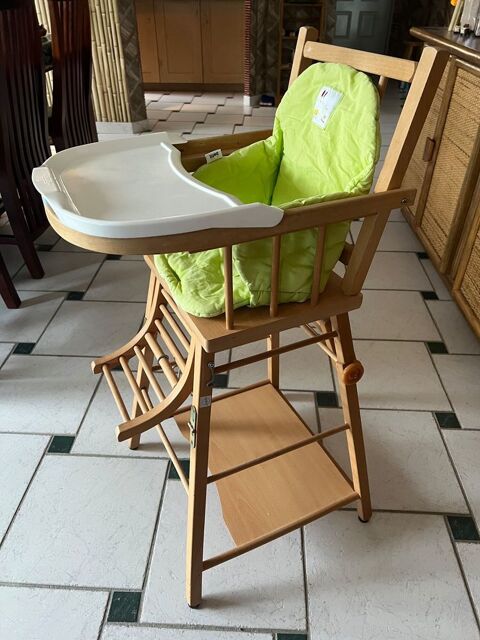 Chaise haute b�b� en bois transformable 30 Voiron (38)