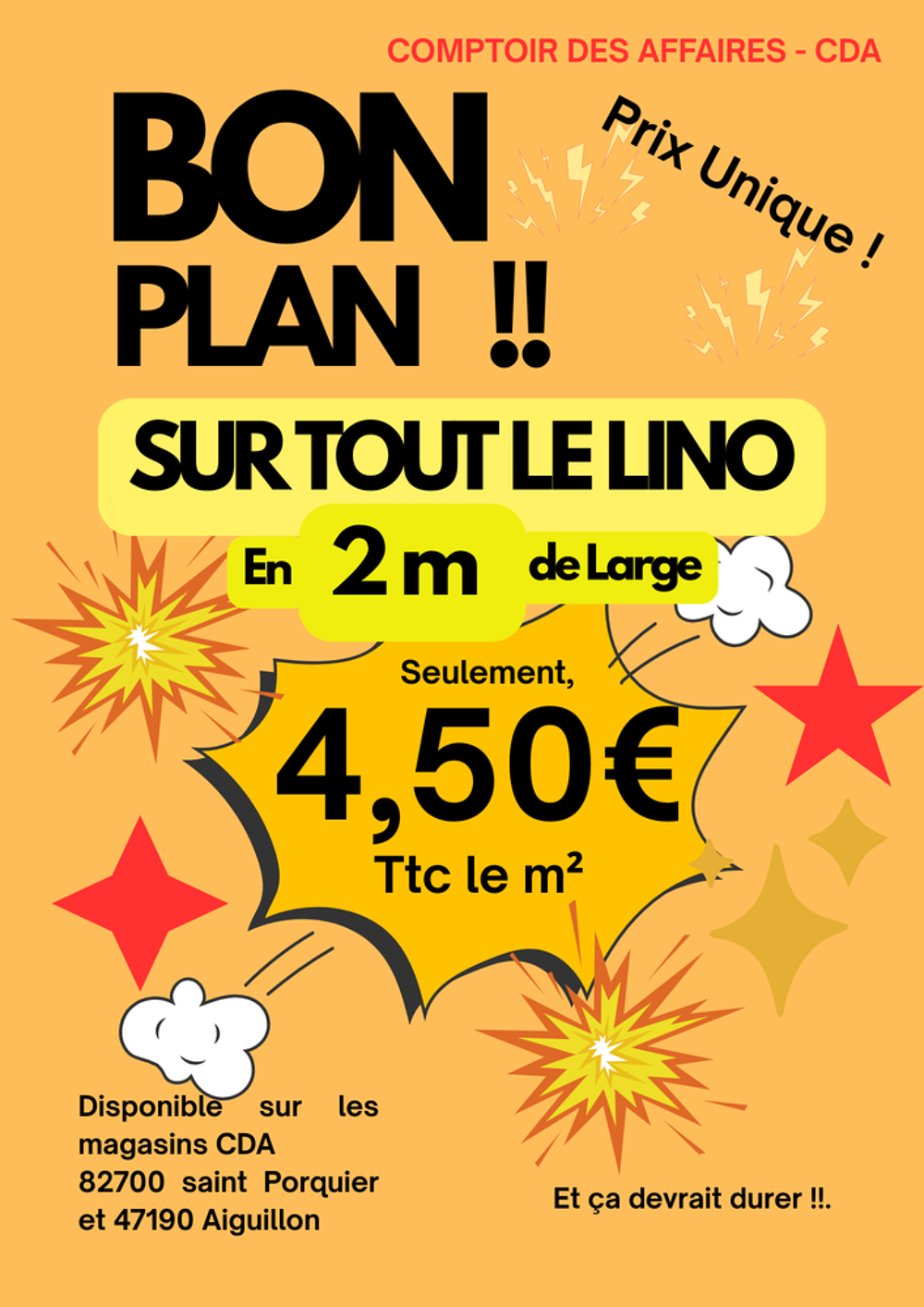 Sol vinyle (lino), moquette, Jonc de mer, - REV&Ecirc;TEMENT DE SOL- TR&Egrave;S GROS ARRIVAGE - en 2 m prix unique 4,50€ ttc le m&sup2; Bricolage