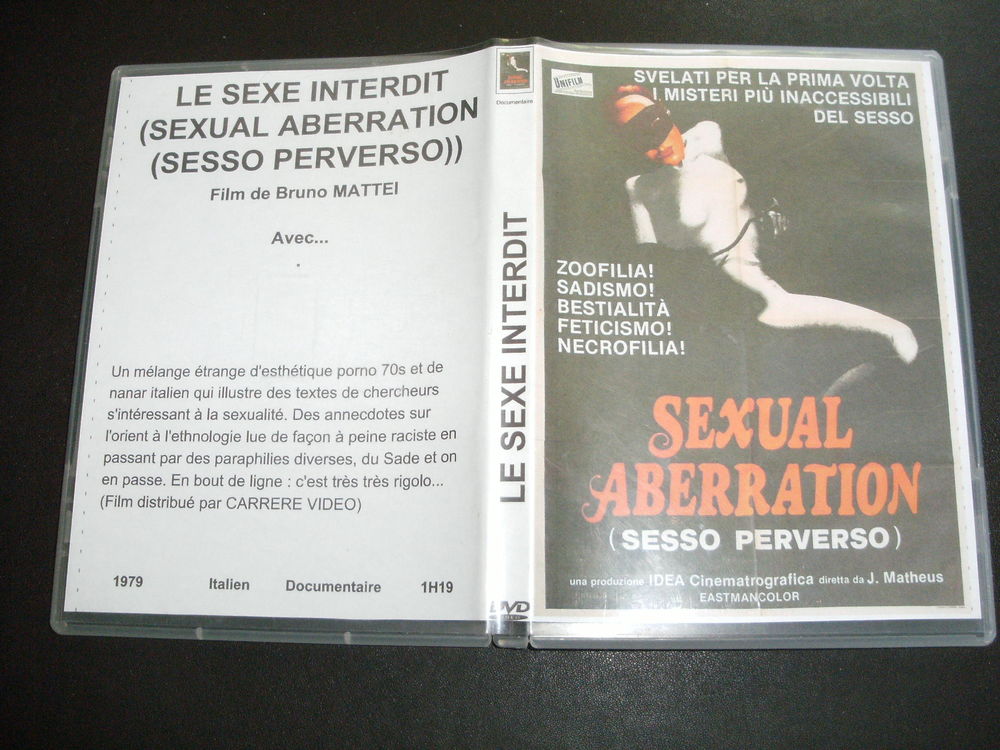 Rare film : " Le sexe interdit " ou " Fantasmes Africains " DVD et blu-ray