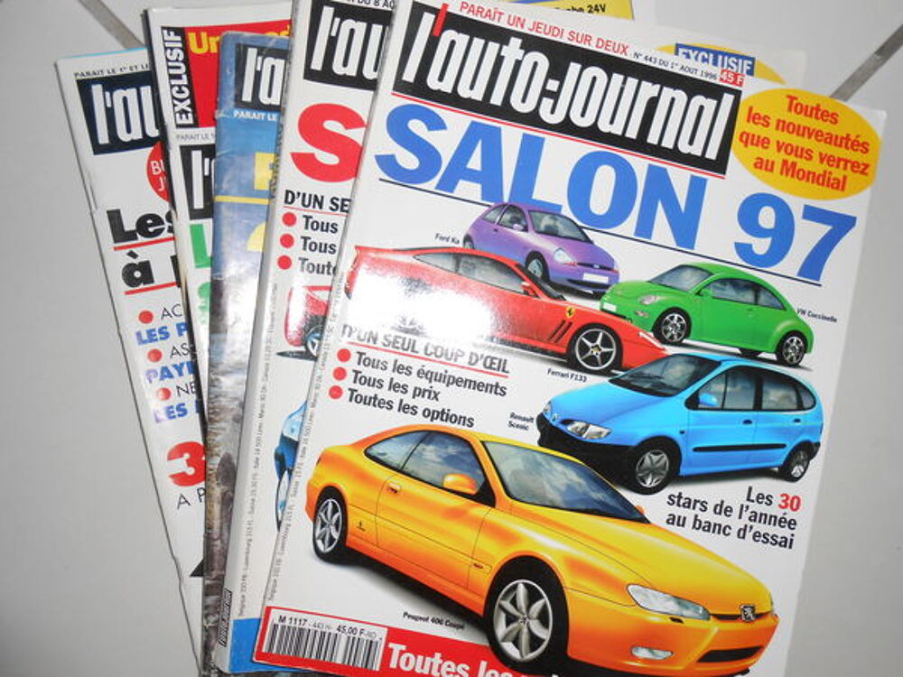 L'auto journal 3 magasines Livres et BD