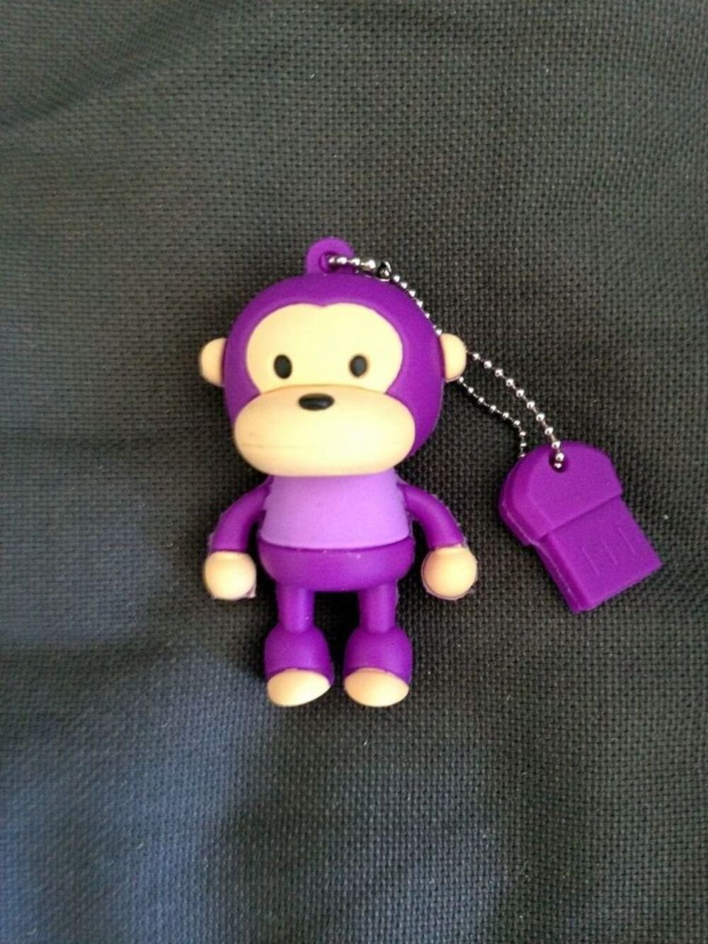 Cl&eacute; usb 8 go fantaisie singe violet Matériel informatique