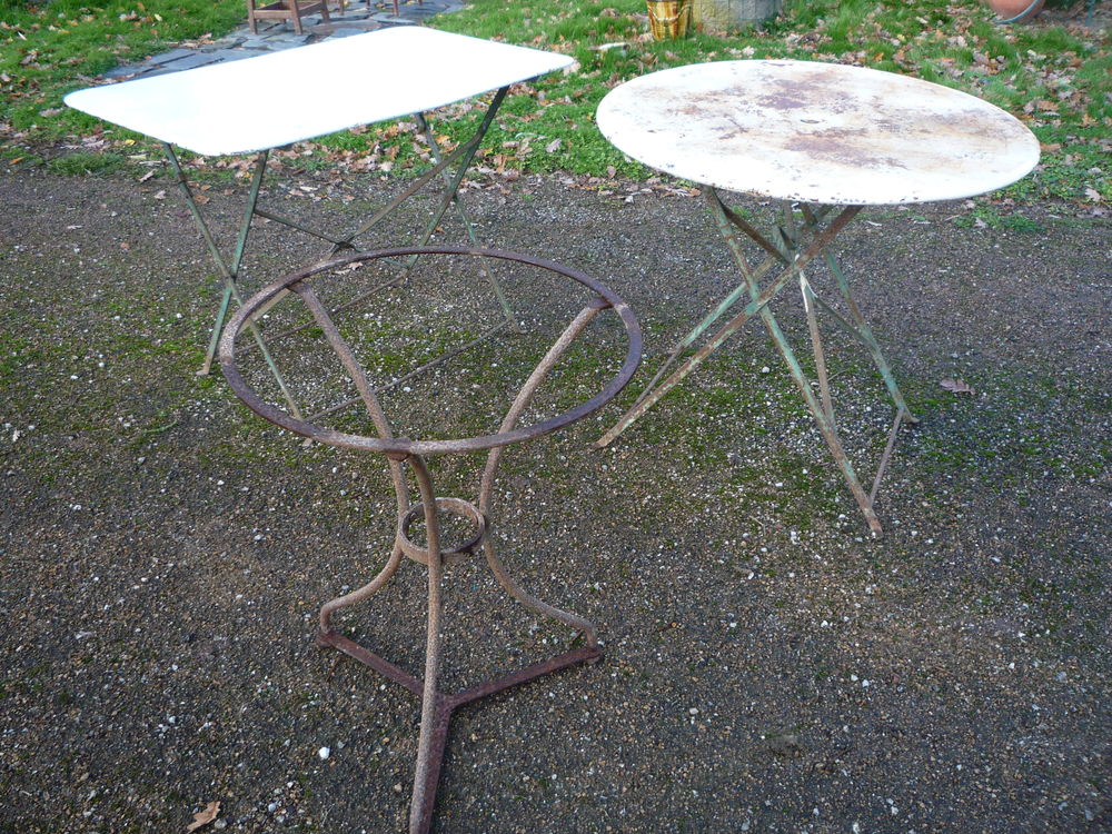 Table fer dessus t&ocirc;l&eacute;, de jardin/terrasse Meubles