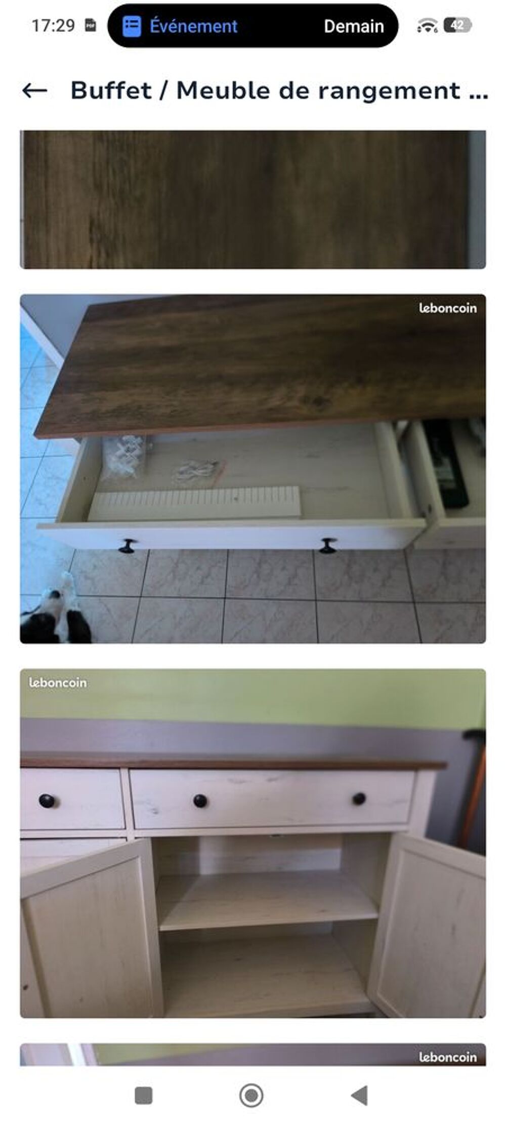 Buffet / Meuble de rangement bas- Style rustique 
Meubles