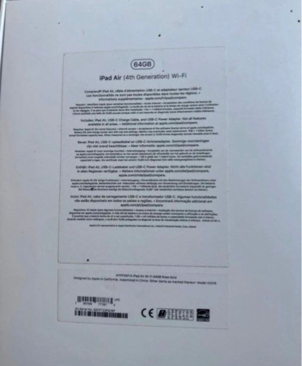 iPad Air 4 Eme g&eacute;n&eacute;ration Téléphones et tablettes