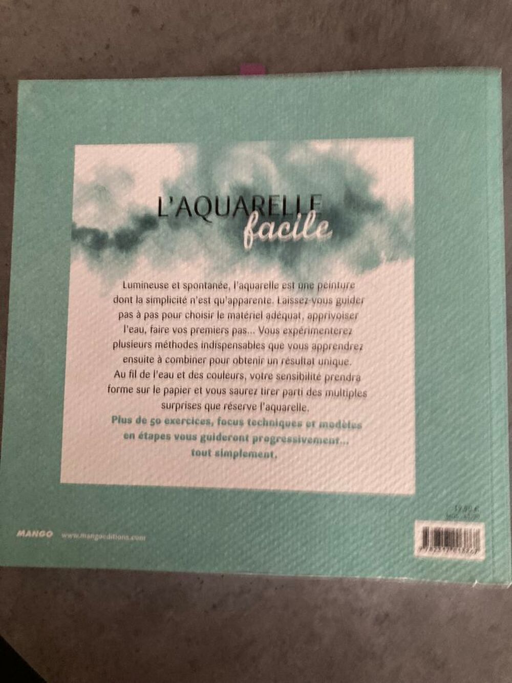 Livre "l'aquarelle facile" + pinceaux Bricolage