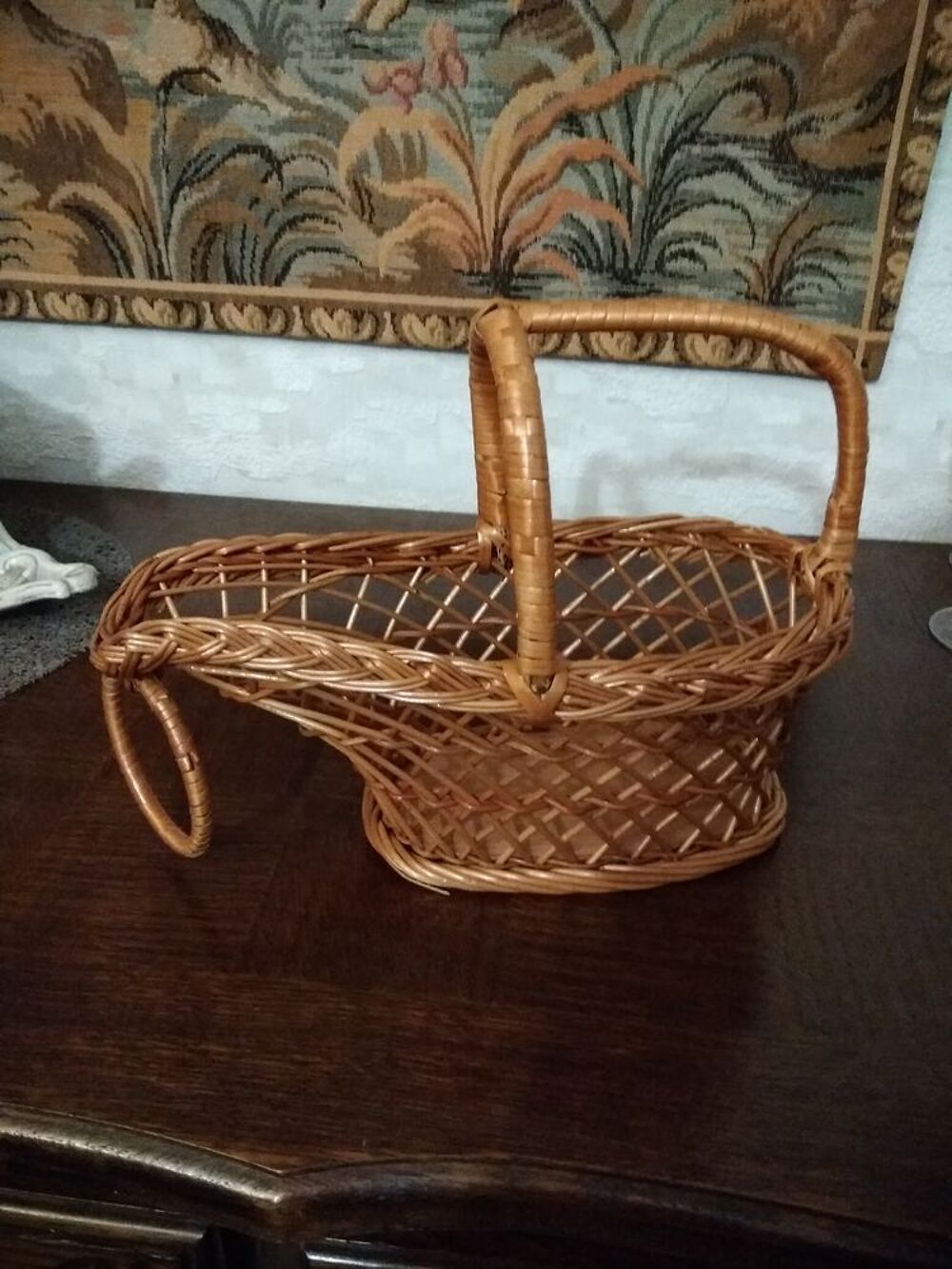 PANIER EN OSIER POUR VINS Cuisine