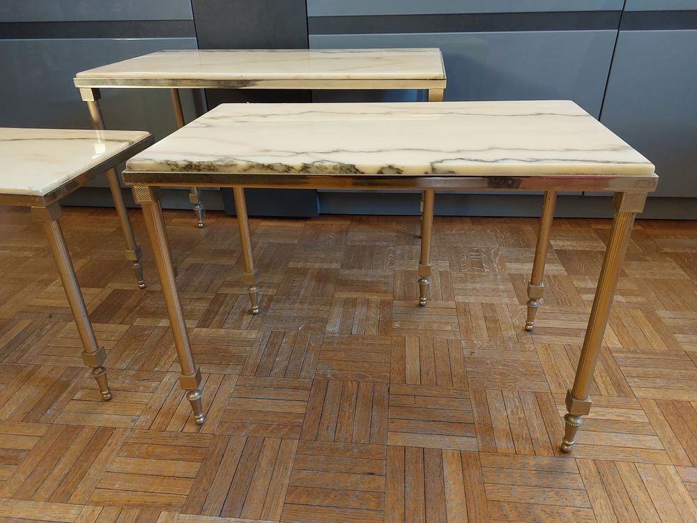 Tables gigognes en marbre Meubles
