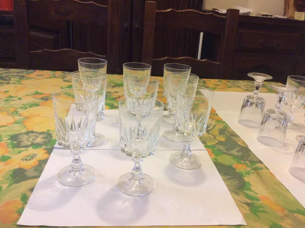 Verres &agrave; Vin en Christal 