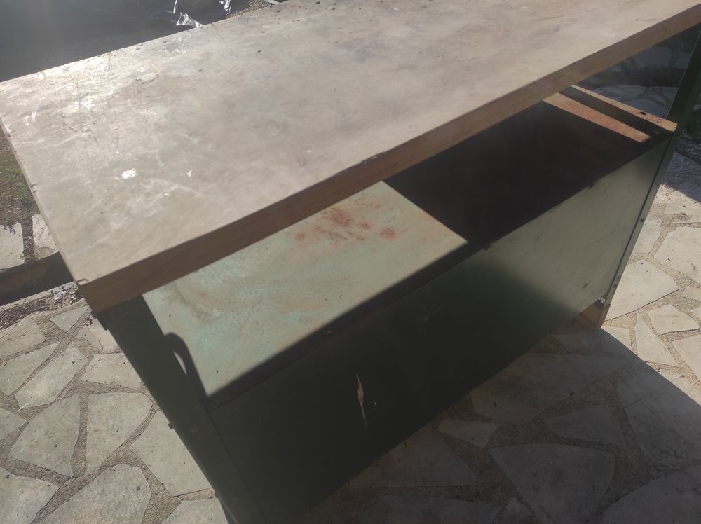 Petit Etabli + Etag&egrave;re Bricolage