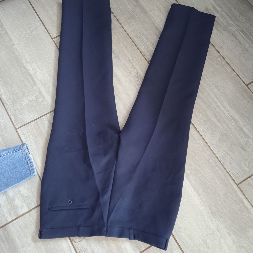 Pantalon toile marine marque country T 42 polyester fermetur Vêtements