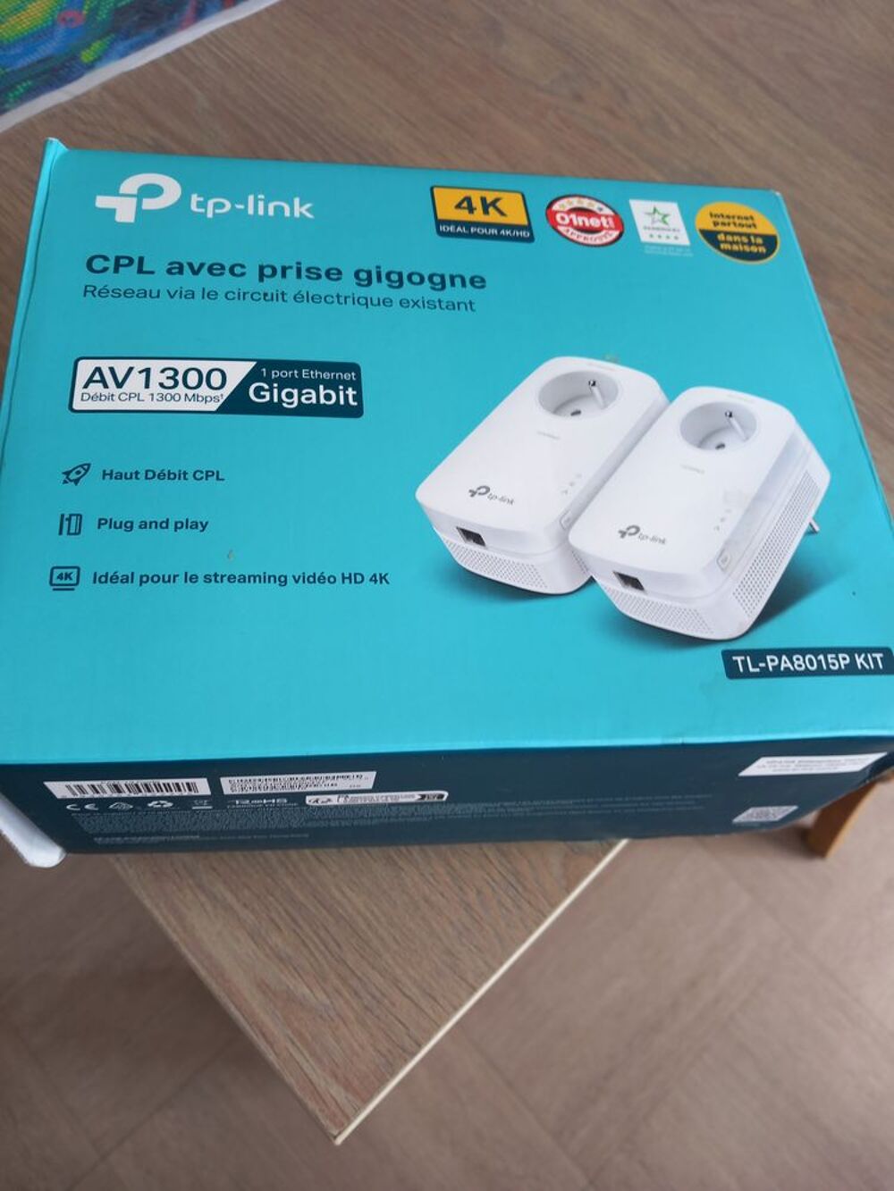 deux CPL avec prise gigogne Ptp-link Audio et hifi