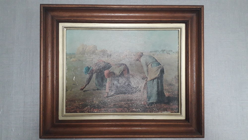 2 tableaux/huiles peintes J.F. MILLET. 