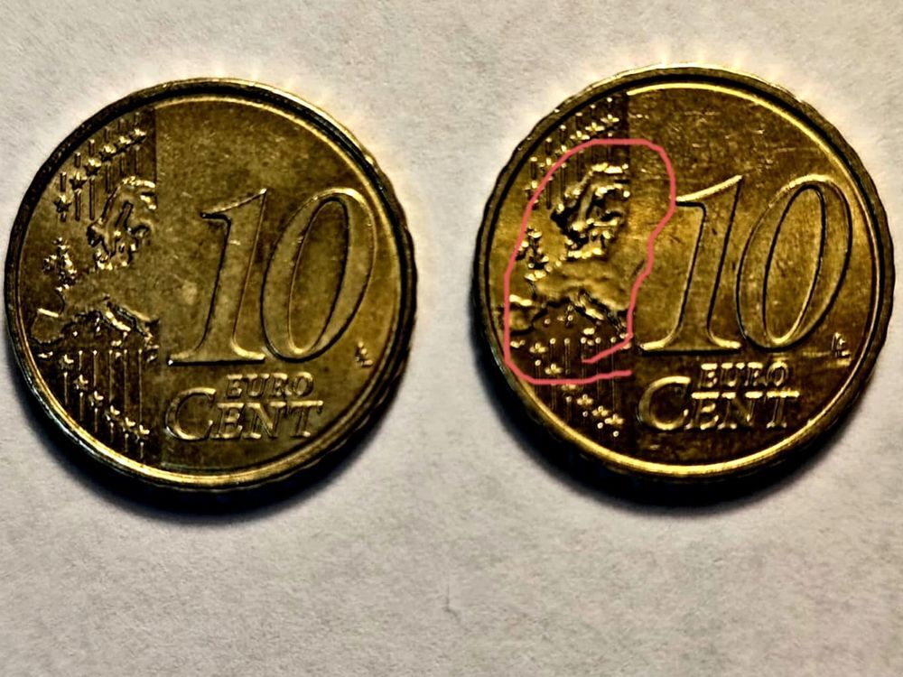 Pi&egrave;ces euros unique 